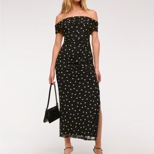 Abercrombie Mesh Draped Maxi Dress